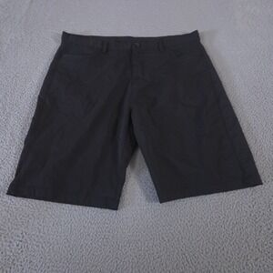 Under Armour Shorts Mens 36 Black Tech Golf Stretch HeatGear Performance Pocket